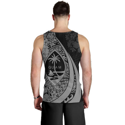 Guam Tank Top Custom Hibiscus Flower Symbols Style