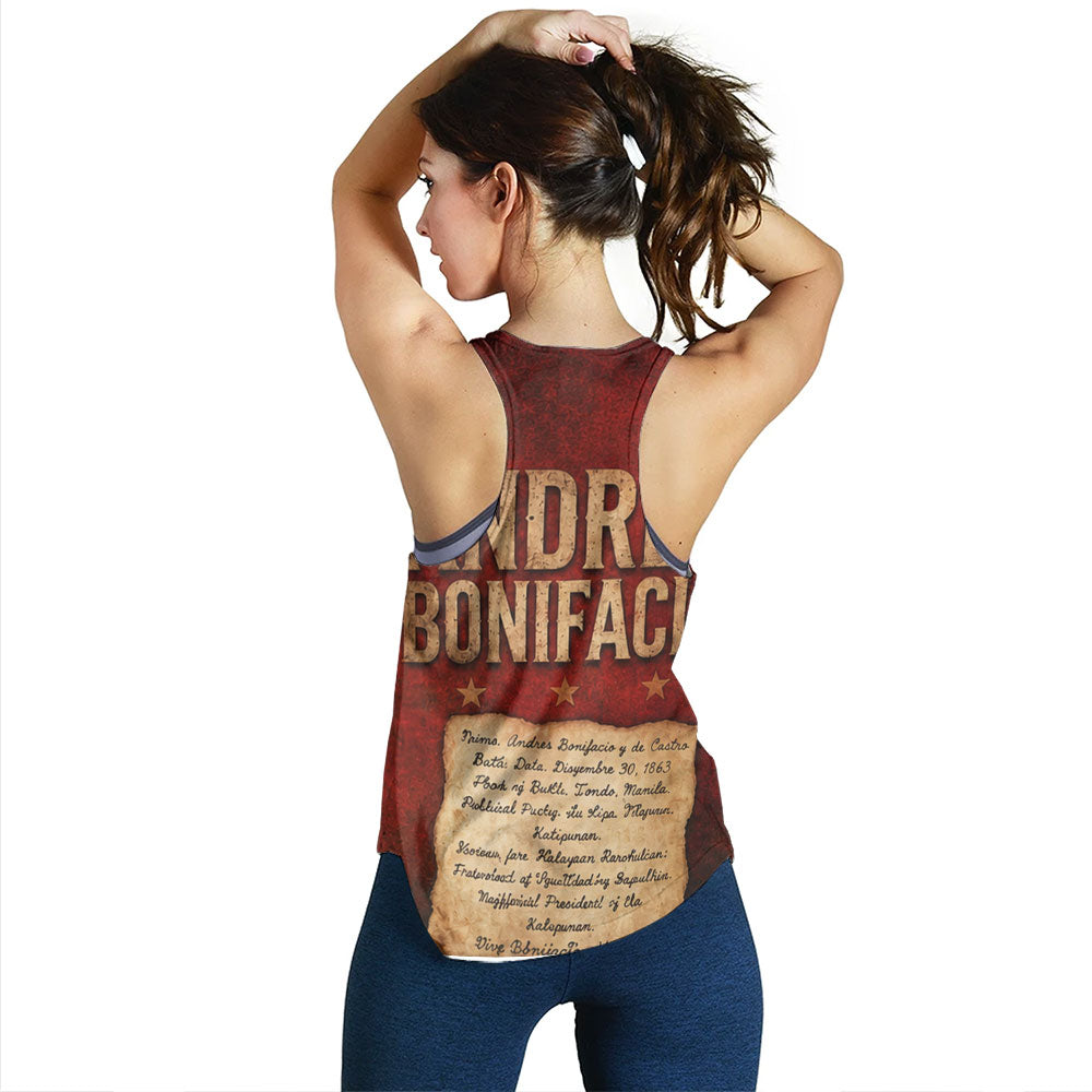 Philippines Filipinos Women Tank Andres Bonifacio Philippine Hero