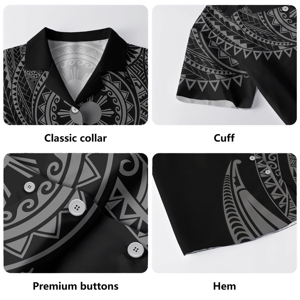 Philippines Filipinos Hawaiian Shirt Tribal Tattoo Island