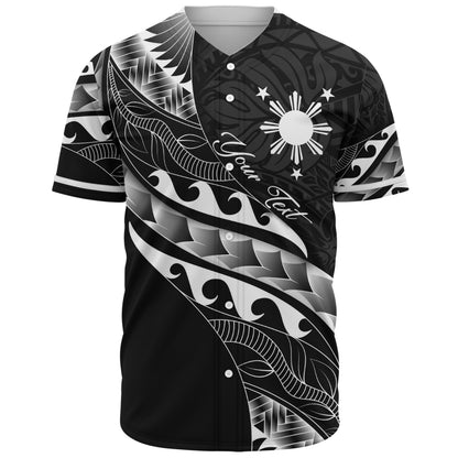 Philippines Filipinos Baseball Shirt Custom Island Tribal Tattoos