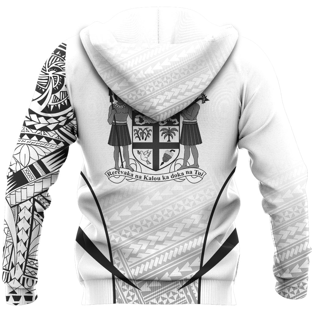 Fiji Hoodie - Fiji Flag Polynesian Tattoo Special