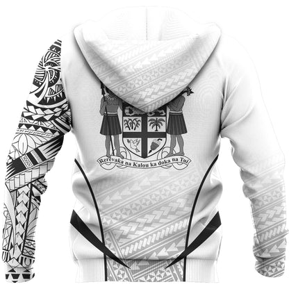 Fiji Hoodie - Fiji Flag Polynesian Tattoo Special