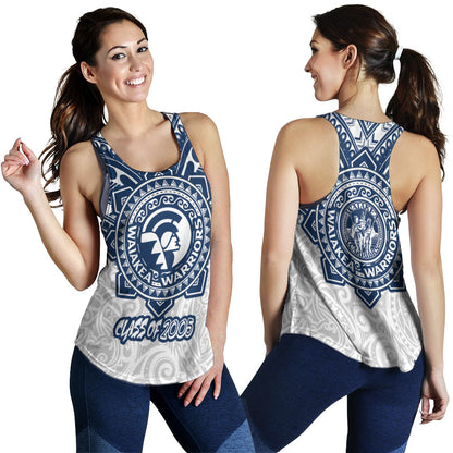 Hawaii Women Tank Custom Waiakea High School Super Waiakea Warriors Tribal Style