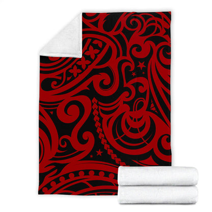 New Zealand Premium Blanket Maori Pattern Tattoo