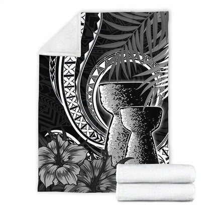 Guam Premium Blanket Tribal Latte Stone Tropical Style