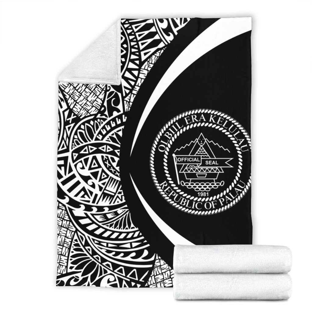 Palau Premium Blanket Lauhala White Circle Style