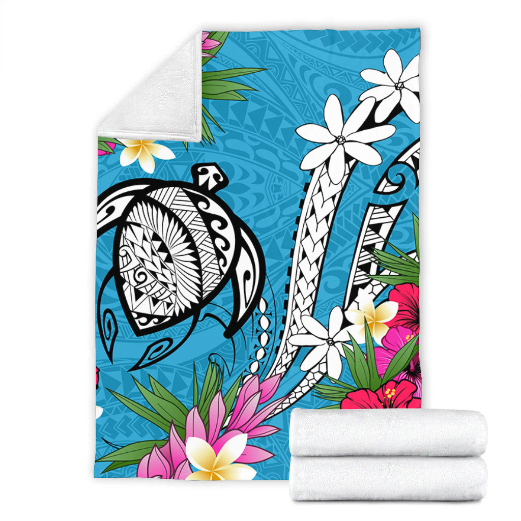 Hawaii Premium Blanket Tribal Polynesia Tropical Summer