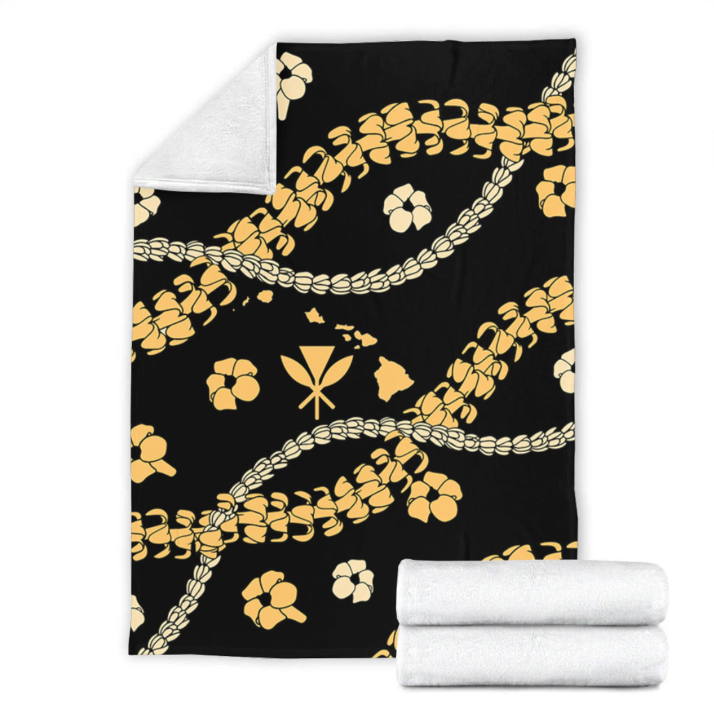 Hawaii Premium Blanket Curve Floral Lei