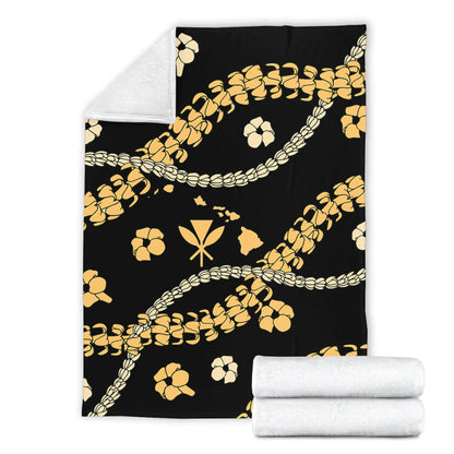 Hawaii Premium Blanket Curve Floral Lei