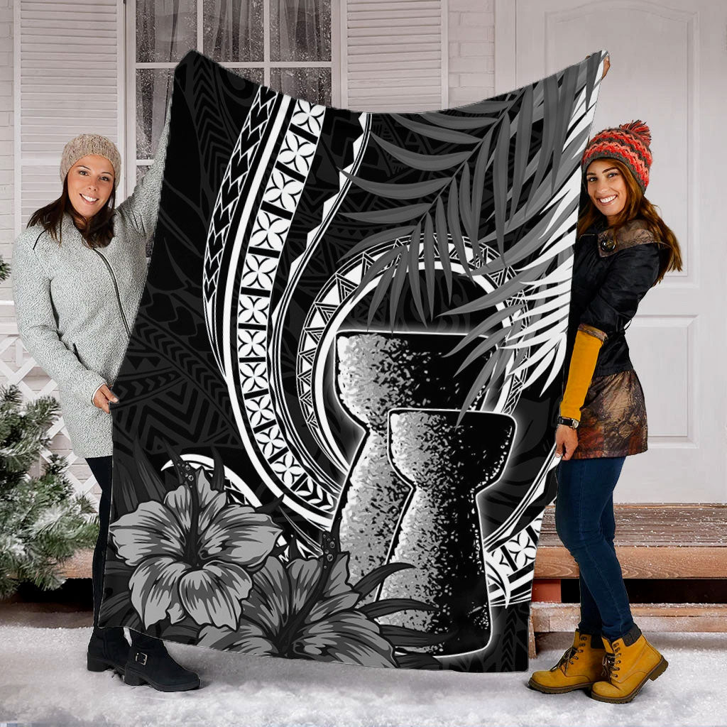 Guam Premium Blanket Tribal Latte Stone Tropical Style