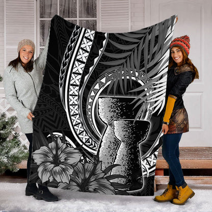 Guam Premium Blanket Tribal Latte Stone Tropical Style