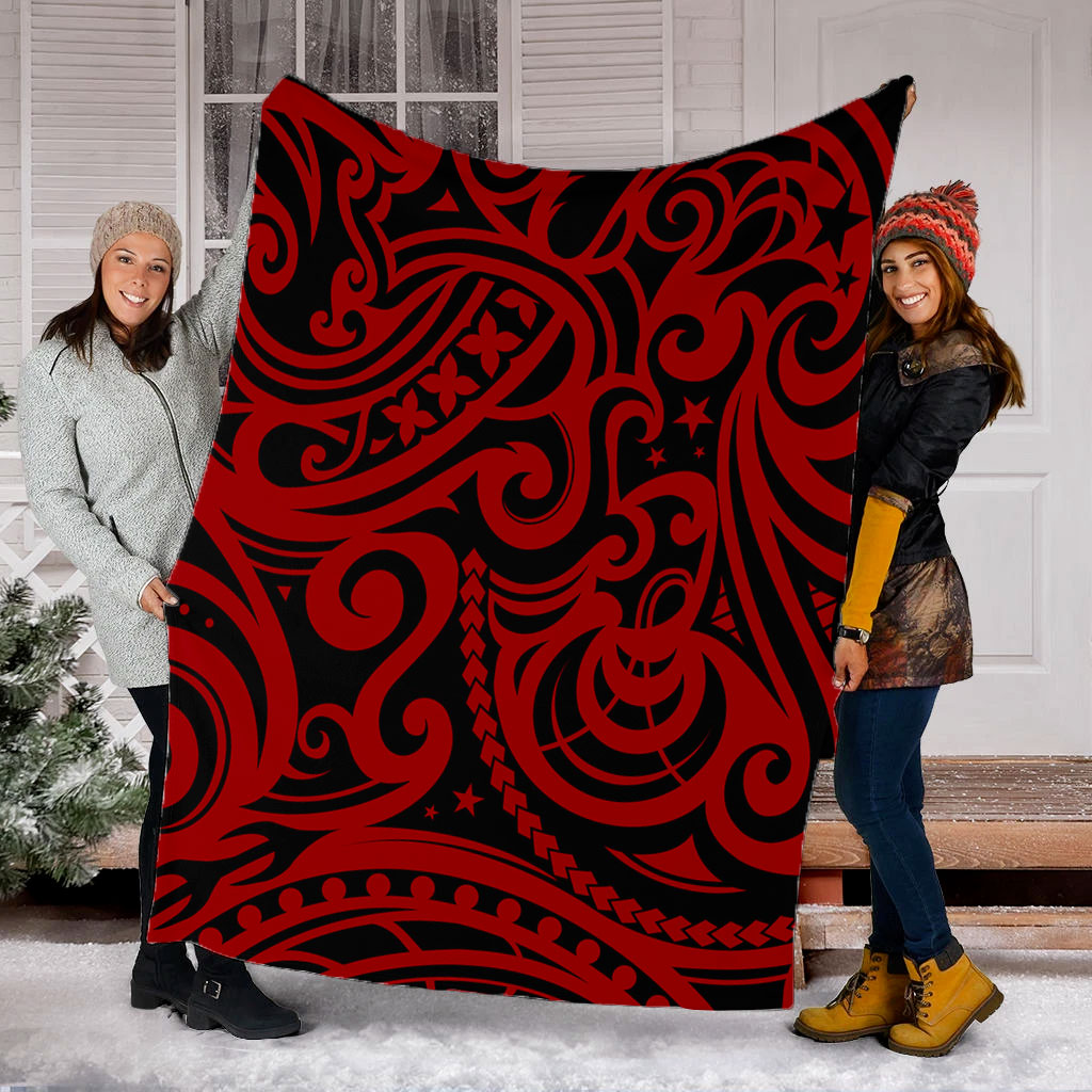 New Zealand Premium Blanket Maori Pattern Tattoo