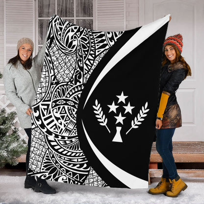 Kosrae Premium Blanket Lauhala White Circle Style
