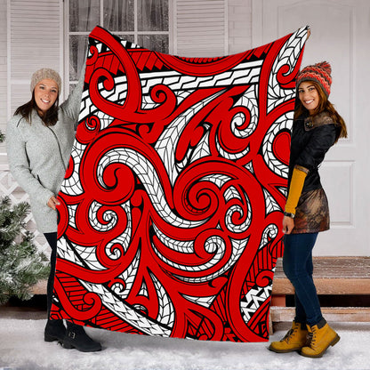 New Zealand Premium Blanket Maori Pattern