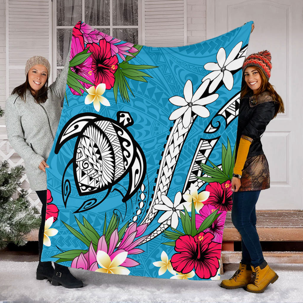 Hawaii Premium Blanket Tribal Polynesia Tropical Summer