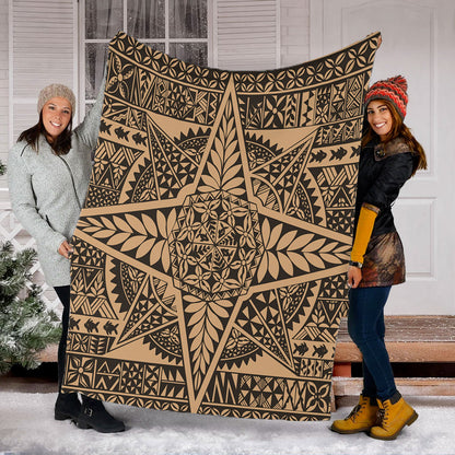 Tonga Premium Blanket Tonga Polynesian Tapa