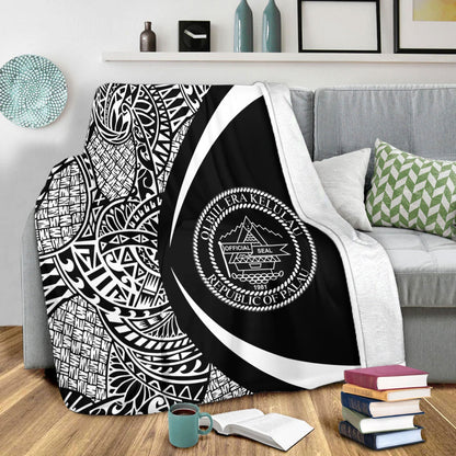 Palau Premium Blanket Lauhala White Circle Style