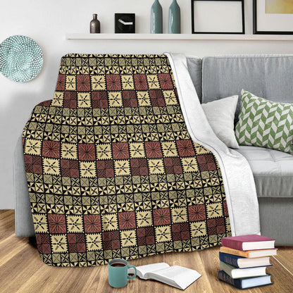 Tonga Premium Blanket Ngatu Style