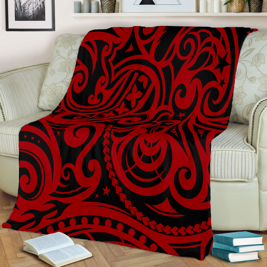 New Zealand Premium Blanket Maori Pattern Tattoo