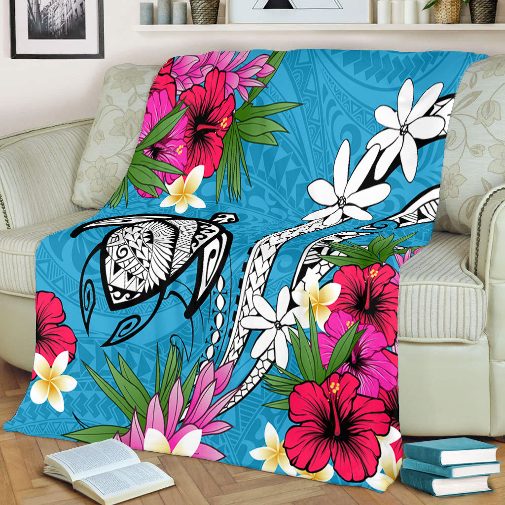 Hawaii Premium Blanket Tribal Polynesia Tropical Summer