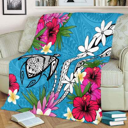 Hawaii Premium Blanket Tribal Polynesia Tropical Summer