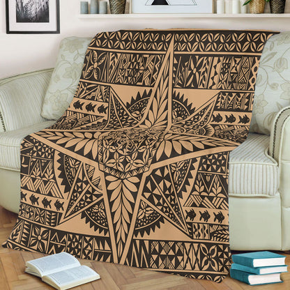 Tonga Premium Blanket Tonga Polynesian Tapa