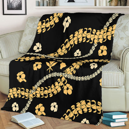 Hawaii Premium Blanket Curve Floral Lei