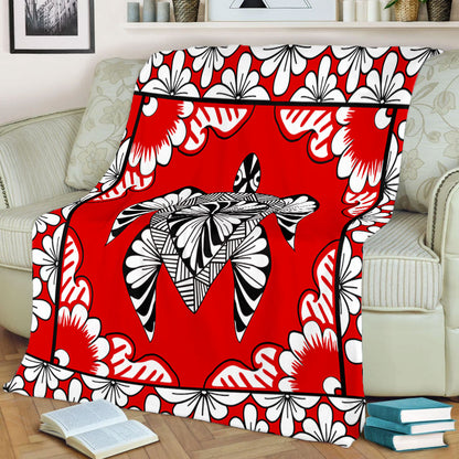 Tonga Premium Blanket Tapa Turtle Design