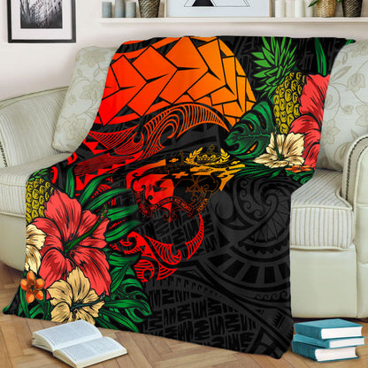 Tonga Premium Blanket Polynesian Coat Of Arms Tropical