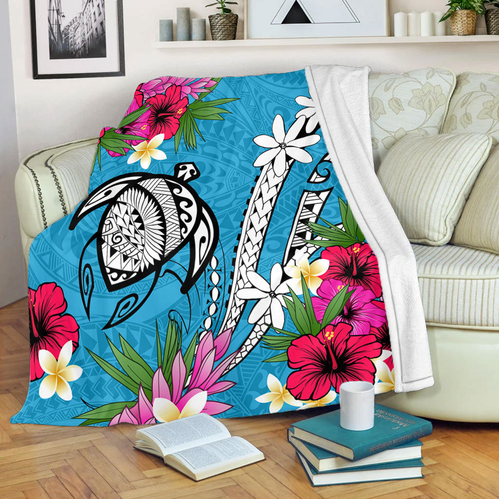 Hawaii Premium Blanket Tribal Polynesia Tropical Summer