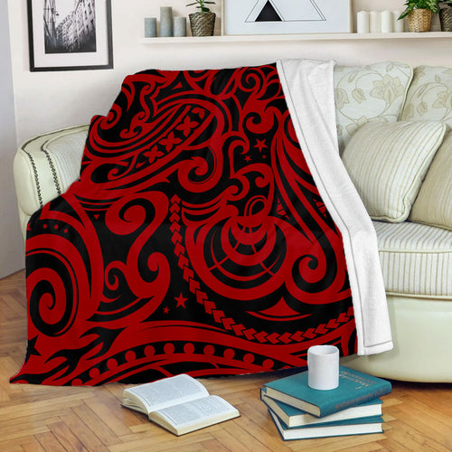 New Zealand Premium Blanket Maori Pattern Tattoo