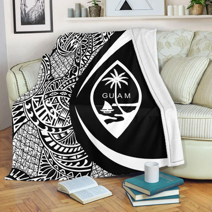 Guam Premium Blanket Lauhala White Circle Style