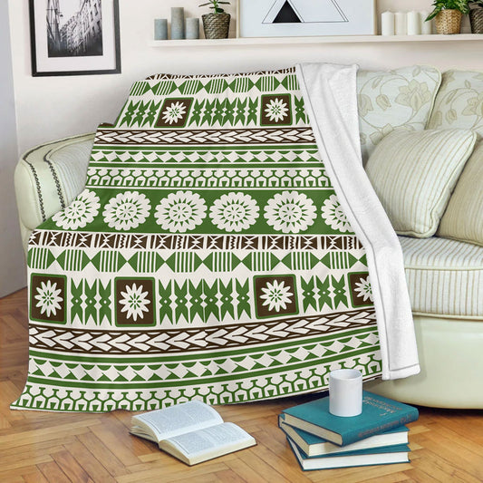 Fiji Premium Blanket Tapa Pattern