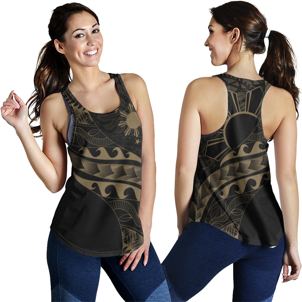 Philippines Filipinos Women Tank Custom Island Tribal Tattoos