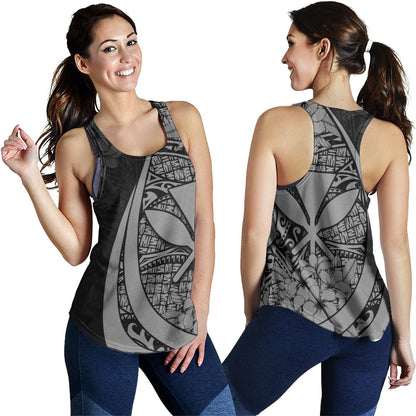 Hawaii Women Tank National Plumeria Flower Symbols Style