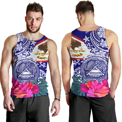 American Samoa Tank Top Flag Tribal Tropical Style