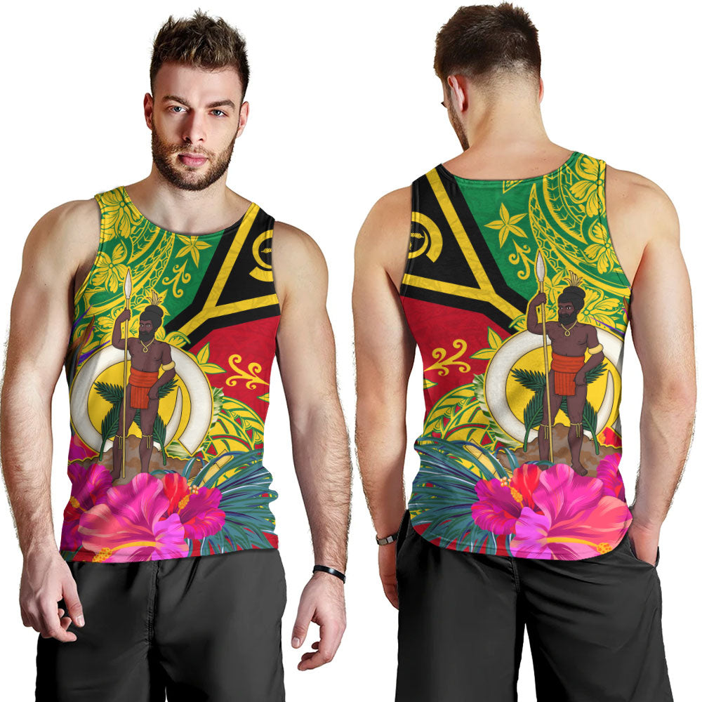 Vanuatu Tank Top Flag Tribal Tropical Style