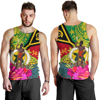 Vanuatu Tank Top Flag Tribal Tropical Style