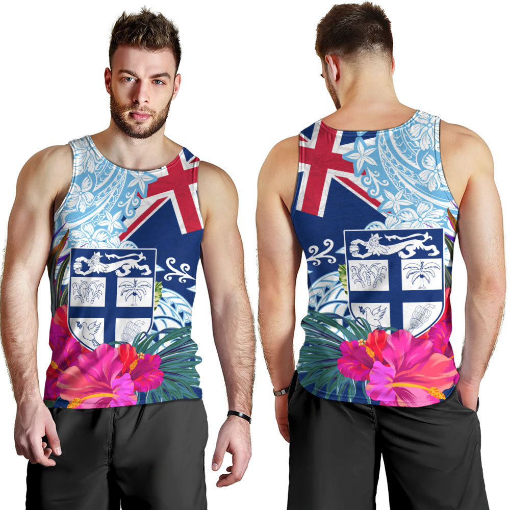 Fiji Tank Top Flag Tribal Tropical Style