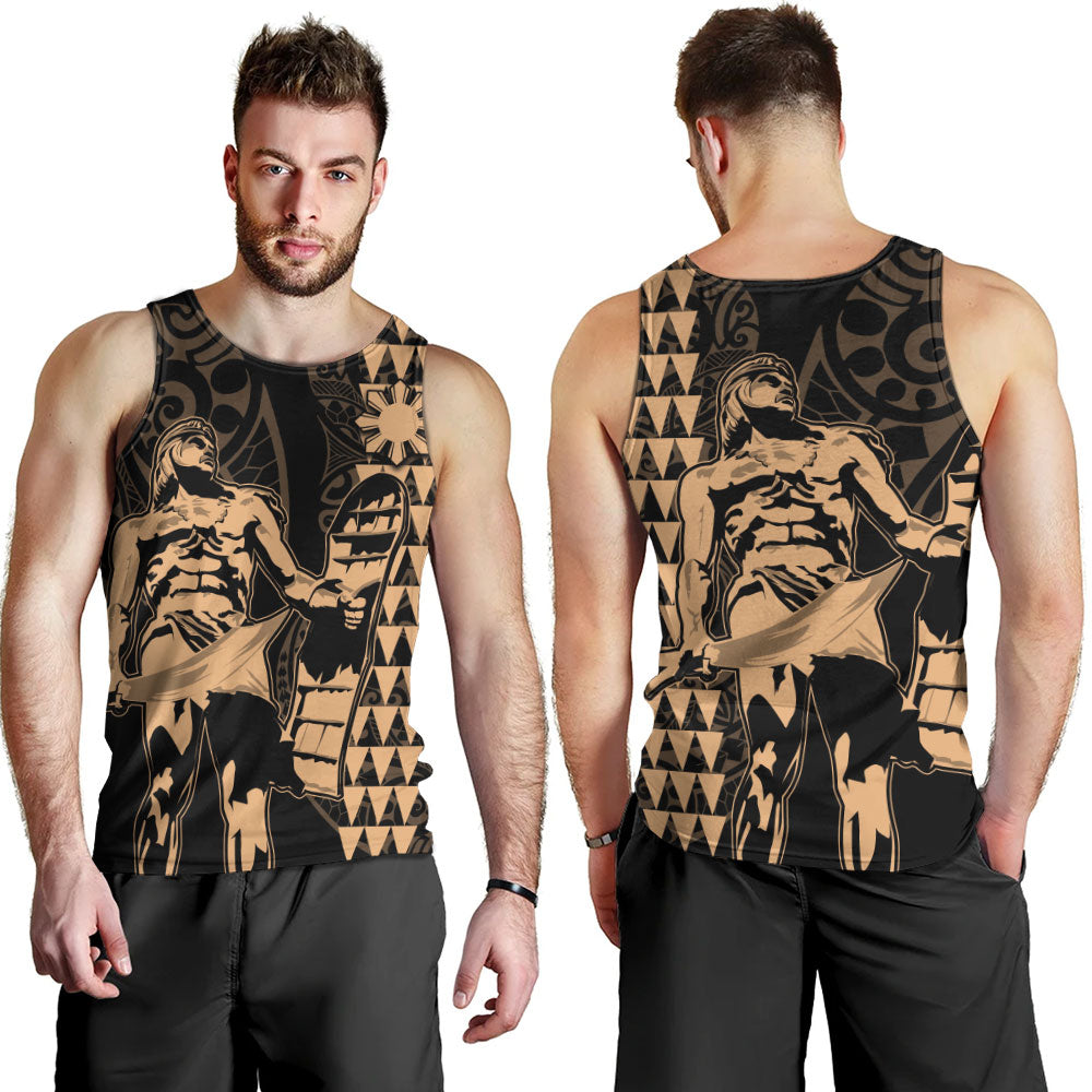 Philippines Filipinos Tank Top Lapu Lapu Kakau Style