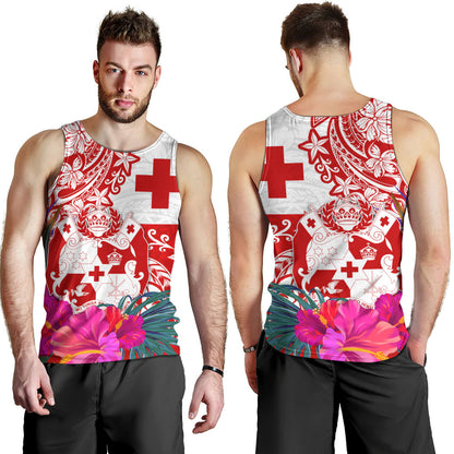 Tonga Tank Top Flag Tribal Tropical Style