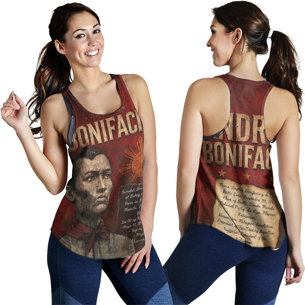 Philippines Filipinos Women Tank Andres Bonifacio Philippine Hero