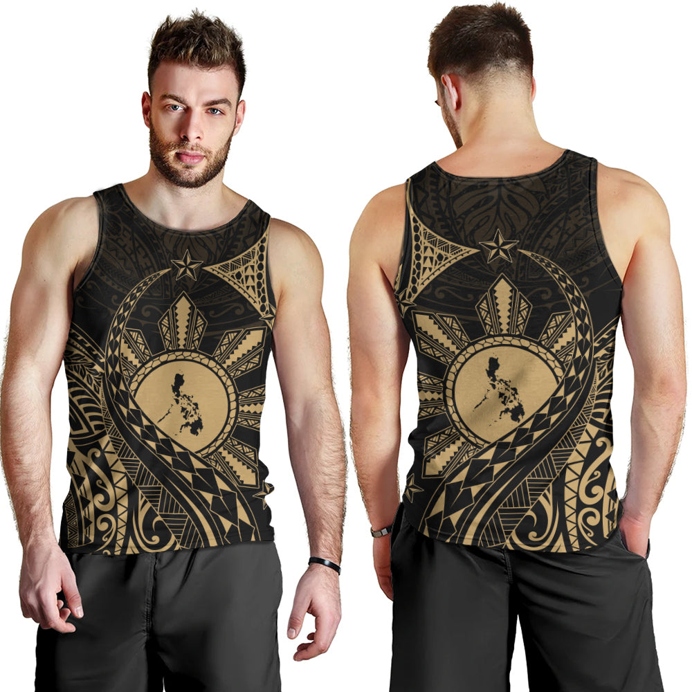 Philippines Filipinos Tank Top Filipino Polynesia Star With Tribal Design