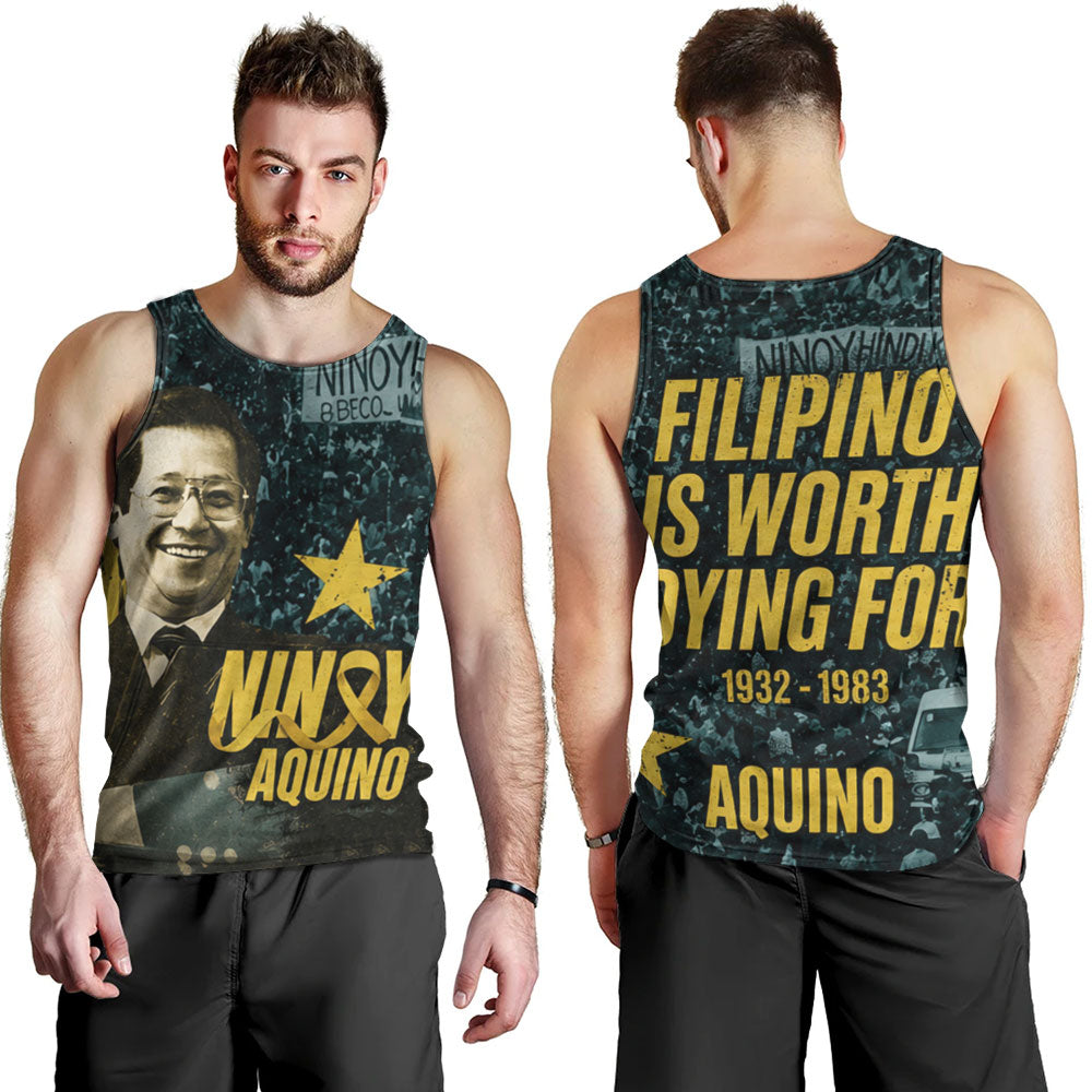 Philippines Filipinos Tank Top Ninoy Aquino Philippine History Tribute Style
