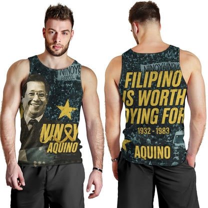 Philippines Filipinos Tank Top Ninoy Aquino Philippine History Tribute Style