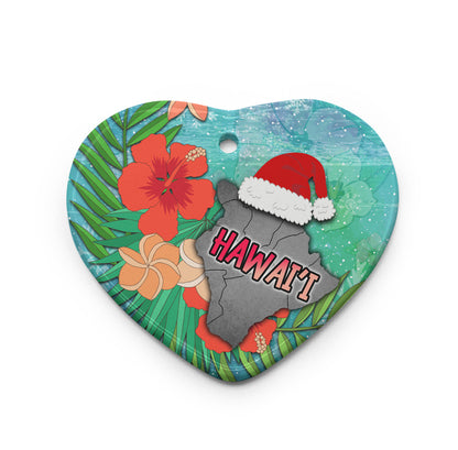 Hawaii Ceramic Ornament Christmas Hawai'i The Big Island