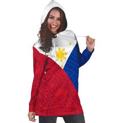 Philippines Filipinos Hoodie Dress Flag Style