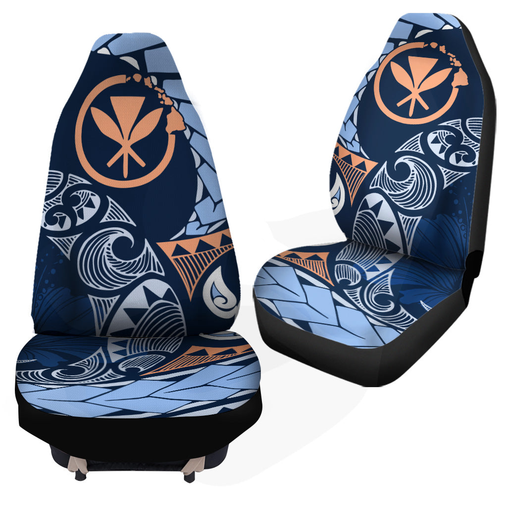 Hawaii Car Seat Covers Kanaka Maoli Tribal Pattern