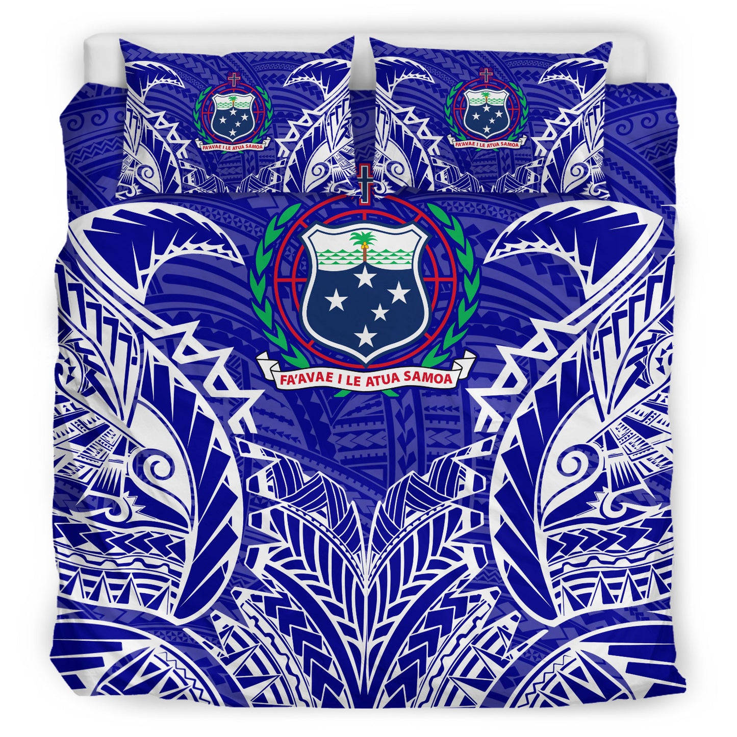 Samoa Duvet Cover Set - Samoa Coat Of Arms Premium