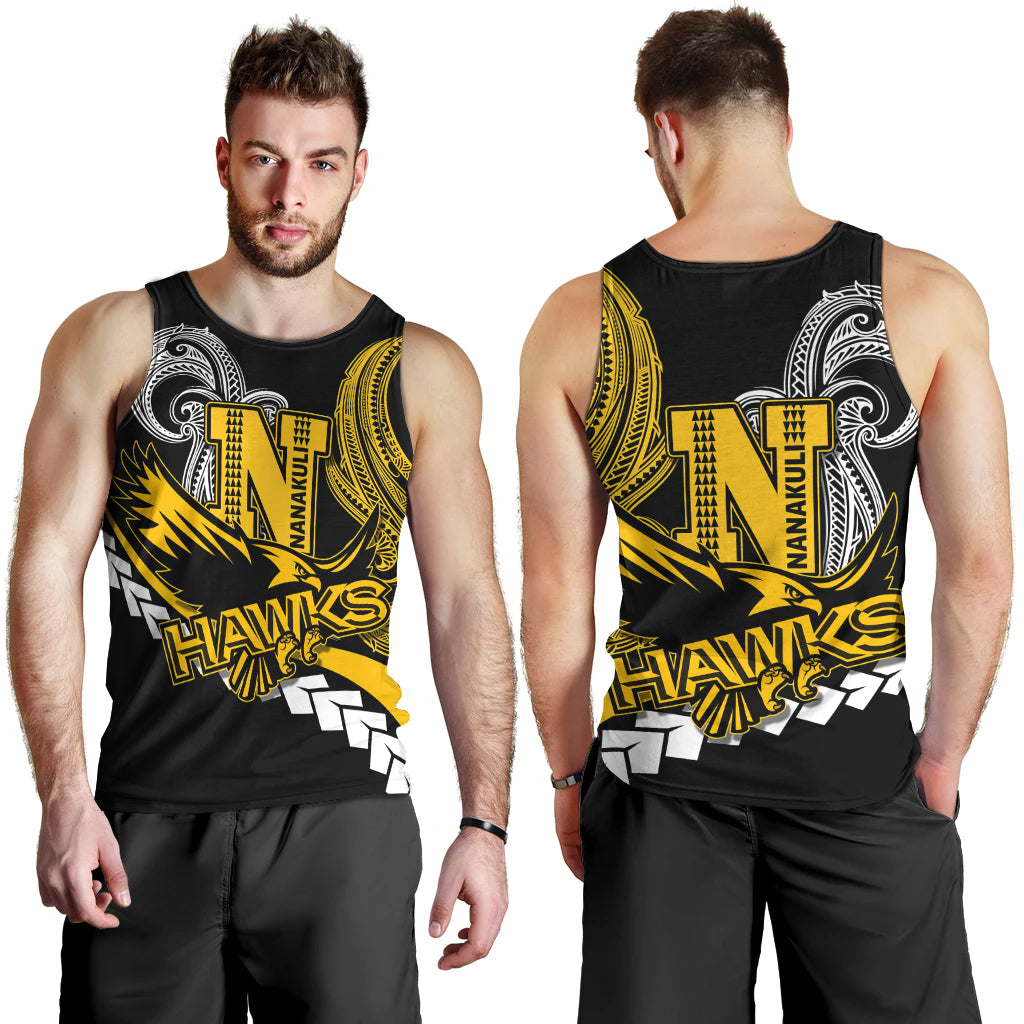 Hawaii Custom Men Tank Top - Nanakuli High School Polynesian Tribal Pattern